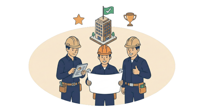 General contractor managing projects with GATSY construction management software